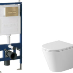 Унитаз подвесной с инсталляцией GR-4478SQ+900.K31.01.000+700.K31.03.310.310 21век