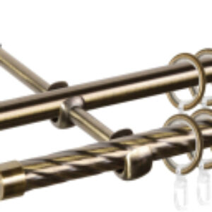 Карниз для штор Grace D16К/16Г + заглушка 21век