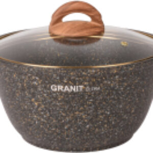 Кастрюля Granit Ultra Black-Gold кгбг32а 21век