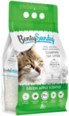 Наполнитель для туалета Бентонит комкующийся Green Apple Color Granules 21век
