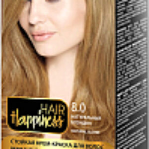 Крем-краска для волос Hair Happiness стойкая тон № 8.0 21век