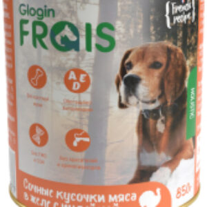 Влажный корм для собак Holistic Dog мясные кусочки с индейкой в желе 21век