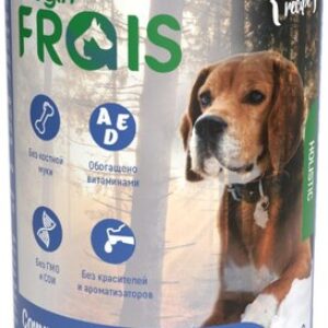 Влажный корм для собак Holistic Dog мясные кусочки с лососем в желе 21век