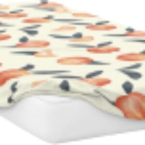 Простыня Home Персики 200x140 на резике П140Пр-2 21век