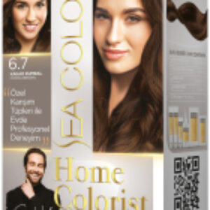 Крем-краска для волос Home Colorist Hair Dye Kit тон 6.7 21век