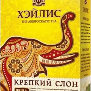 Чай листовой Крепкий Слон черный 21век