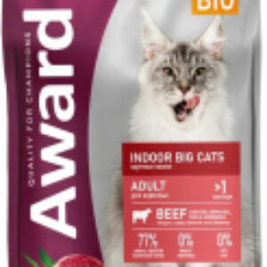Сухой корм для кошек Indoor Big Cats с говядиной и курицей с добавлением брокколи 21век
