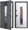 Входная дверь Inox Black 96x205 21век