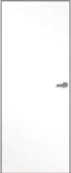 Дверь межкомнатная скрытая Invisible с притвором Morelli М1895 врезка петли Kubica K6360/38 21век