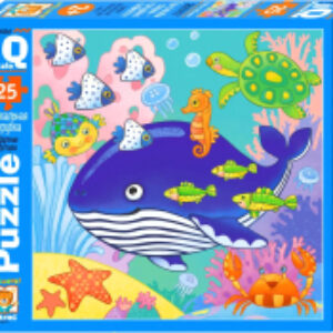 Развивающая игра IQ Макси. Кит в синем море 2+ / 9785811282241 21век