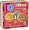 Развивающая игра IQ пазл деревянный. Пушистики 3+ / 9785811282456 21век