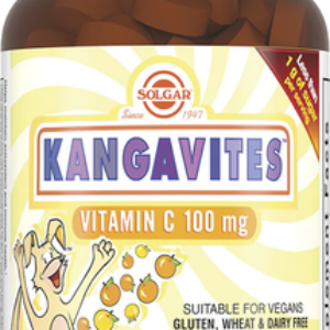 Витамин Кангавитес с витамином С со вкусом апельсина 21век