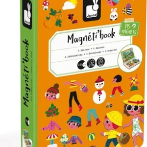 Развивающий игровой набор Книга-игра Времена года Магнитная / J02721 21век