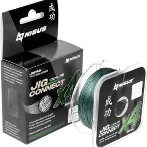 Леска плетеная Jig Connect X4 PE Dark Green 0.4 0.10mm / T-N-JC-X4-0.10-150-DG 21век