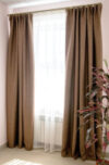 Шторы Рогожка шоколад меланж РШМ-K5 21век