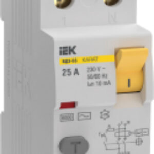 Устройство защитного отключения Karat ВД3-63 2P 25А 30мА 6кА тип A / MDV21-2-025-030 21век