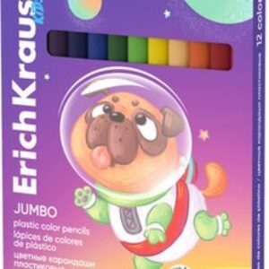 Набор цветных карандашей Kids Jumbo Space Animals / 61077 21век