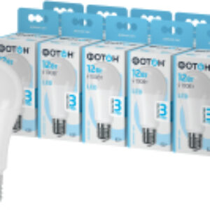 Набор ламп LED A60 12W E27 4000K 21век