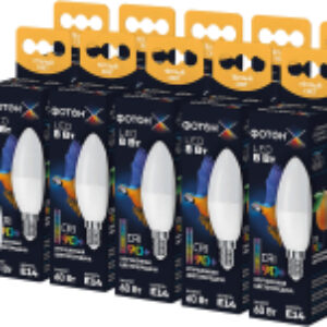 Набор ламп LED B35-C 8W E14 3000K 21век