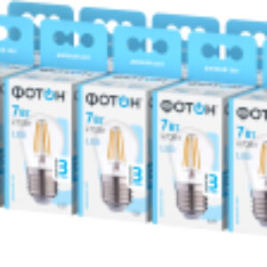 Набор ламп LED FL P45 7W E27 4000K 21век