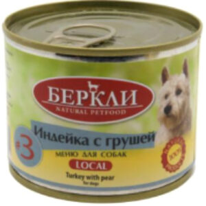 Влажный корм для собак Local №3 с индейкой и грушей / 75523 21век