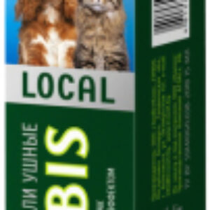 Капли для лечения ушей у животных Local для кошек и собак 21век