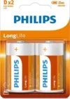 Комплект батареек Longlife Zinc D R20L2B 21век