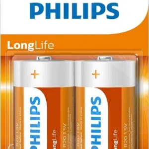 Комплект батареек Longlife Zinc D R20L2B 21век