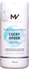 Средство для очищения кистей/спонжей Lucky Brush Cleanser Wipes Maxi Size 21век