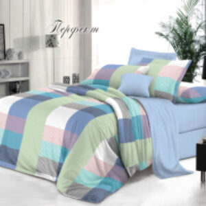 Комплект постельного белья Поплин Luxe семейный / П-170 21век