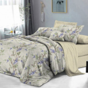 Комплект постельного белья Поплин Luxe 2сп с европростыней / П-319 21век