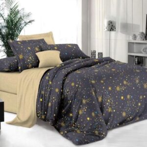 Комплект постельного белья Поплин Luxe Евро Max / П-366 21век