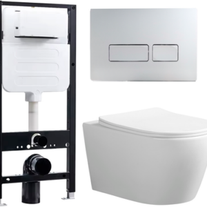 Унитаз подвесной с инсталляцией M-6601A-YJ-2280-021-CH 21век