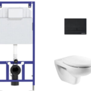 Унитаз подвесной с инсталляцией Mateo 7346200000 + ZRU9302815 + 525 040000 + F5 040055 21век