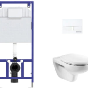 Унитаз подвесной с инсталляцией Mateo 7346200000 + ZRU9302822 + 525 040000 + L1 040011 21век