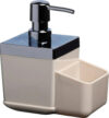 Дозатор моющего средства с подставкой для губки M-E51-09 21век