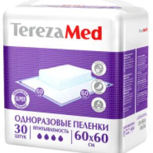 Набор пеленок одноразовых впитывающих Med Впитывающие Super 60x60 21век