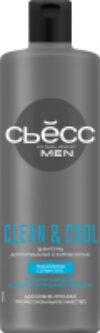 Шампунь для волос Men Clean & Cool для нормальных и жирных волос 21век