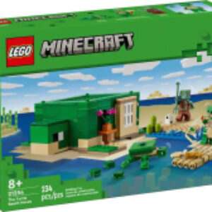 Конструктор Minecraft Домик на Черепашьем пляже / 21254 21век