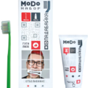 Набор для ухода за полостью рта Modo Падабайка Зубная паста 70г+Зубная щетка 21век
