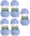 Набор пряжи для вязания Mohair Trendy 50% мохер