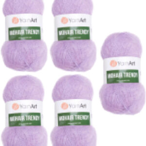 Набор пряжи для вязания Mohair Trendy 50% мохер