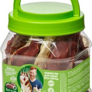 Лакомство для собак Кроличьи ушки с утиной пастой 21век