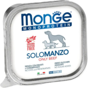 Влажный корм для собак Monoprotein паштет из говядины
