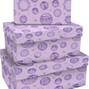 Набор коробок подарочных Мир планет / MS_53759 21век