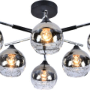 Потолочный светильник MX-5129/6 BK+CR 21век