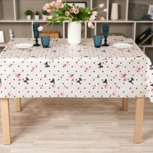 Скатерть Napco Бабочки и горох 21век