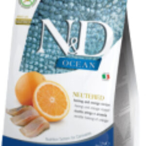Сухой корм для кошек N&D Ocean Cat Herring & Orange Adult Neutered 21век