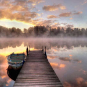 Картина Деревянный пирс NR009 21век