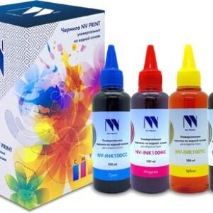 Комплект контейнеров с чернилами NV-INK100-C-4 21век